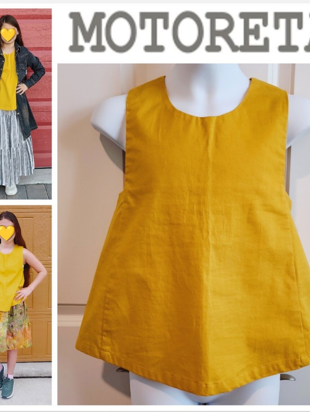 Motoreta Mustard Blouse (Spanish Brand)